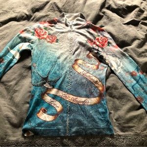 Guess zip up sweater